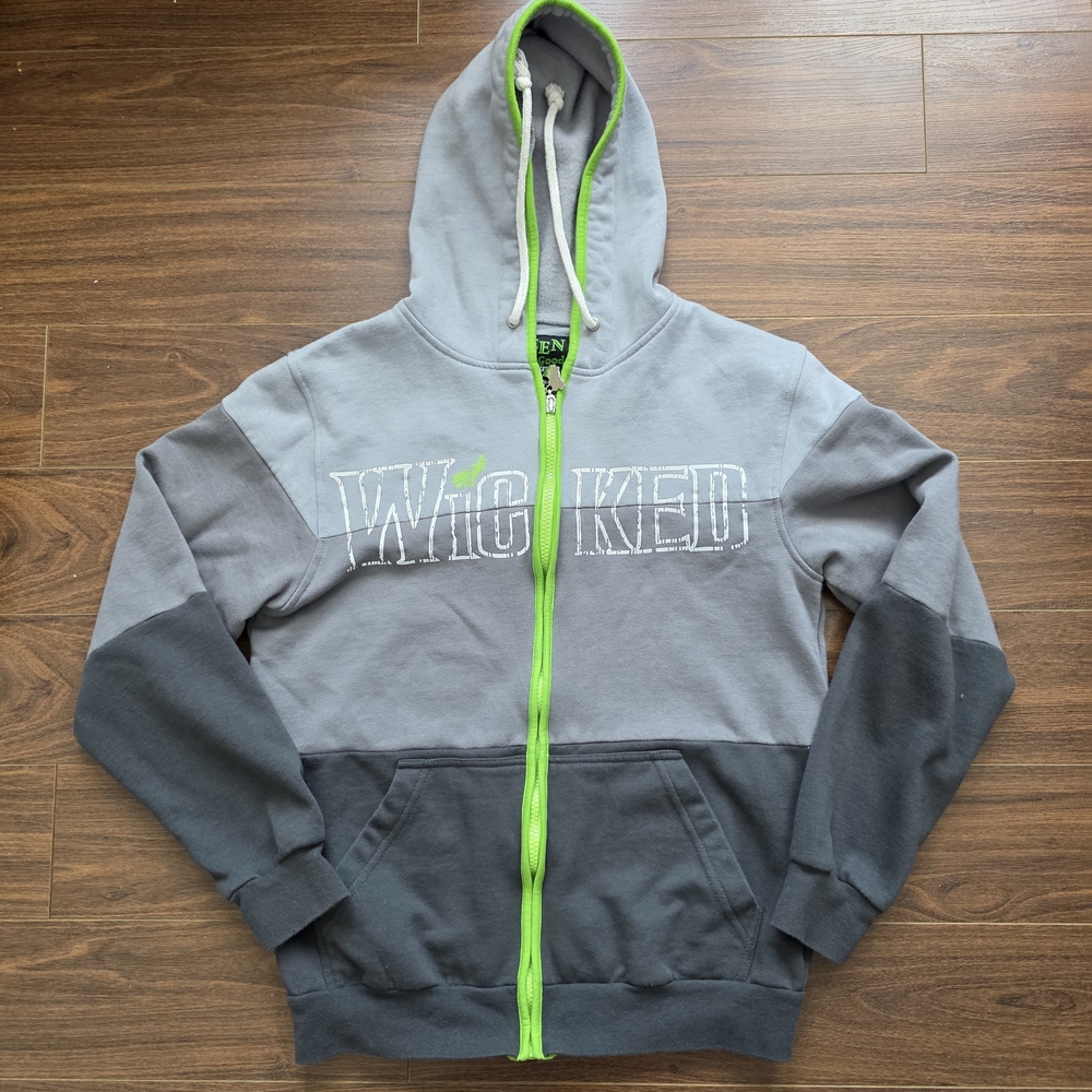 Wicked Gray and Green Men's Hoodie